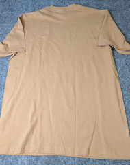 Shaka Wear Super Max Heavy T-Shirt Men’s Large Tan 100% Cotton Heavyweight EUC