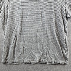 The Men’s Store at Bloomingdale’s Striped Linen Tee XL Dark Slate Short Sleeve