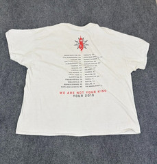 Slipknot We Are Not Your Kind 2019 Tour T Shirt Mens White Short Sleeve Size XL
