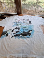 Vintage Single Stitch Seaworld Graphic Shirt 80s? Use Measurements Probably Larg