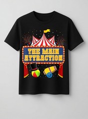 Circus Attraction Vintage Carnival Theme Party T-Shirt