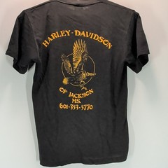 Vintage 3D Emblem Harley Davidson Motorcycles The Way We Are T-Shirt L 1987 80s