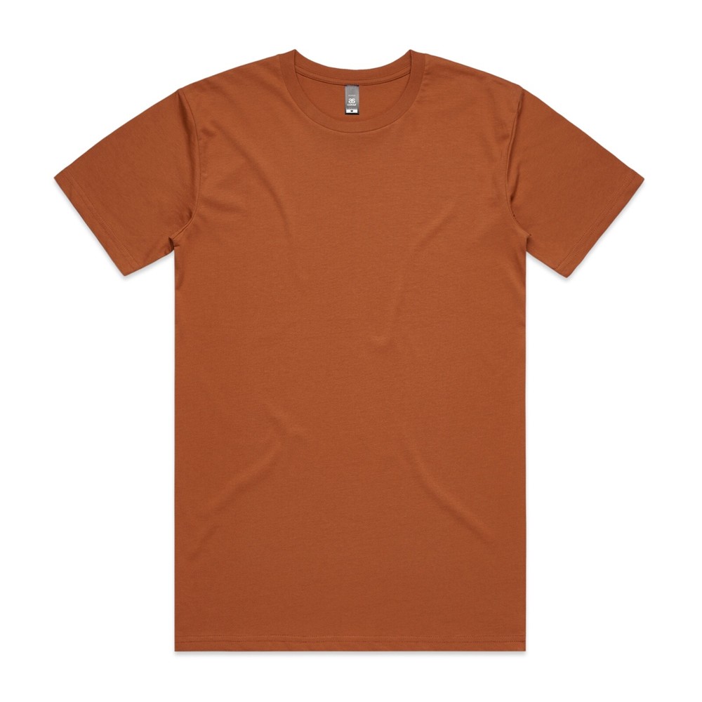 AS COLOUR 5001 STAPLE TEE COPPER T-SHIRT COTTON