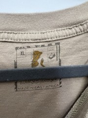 Tinga Tinga Tusker Tusker Graphic Tee Size XL Made In Kenya Tan Shirt Elephant