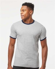 Tultex 246 Unisex Fine Jersey Ringer T-Shirt