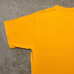 Vintage 90s Maryland Puff Print T Shirt Mens Large Yellow Deer Animal Tultex Tee