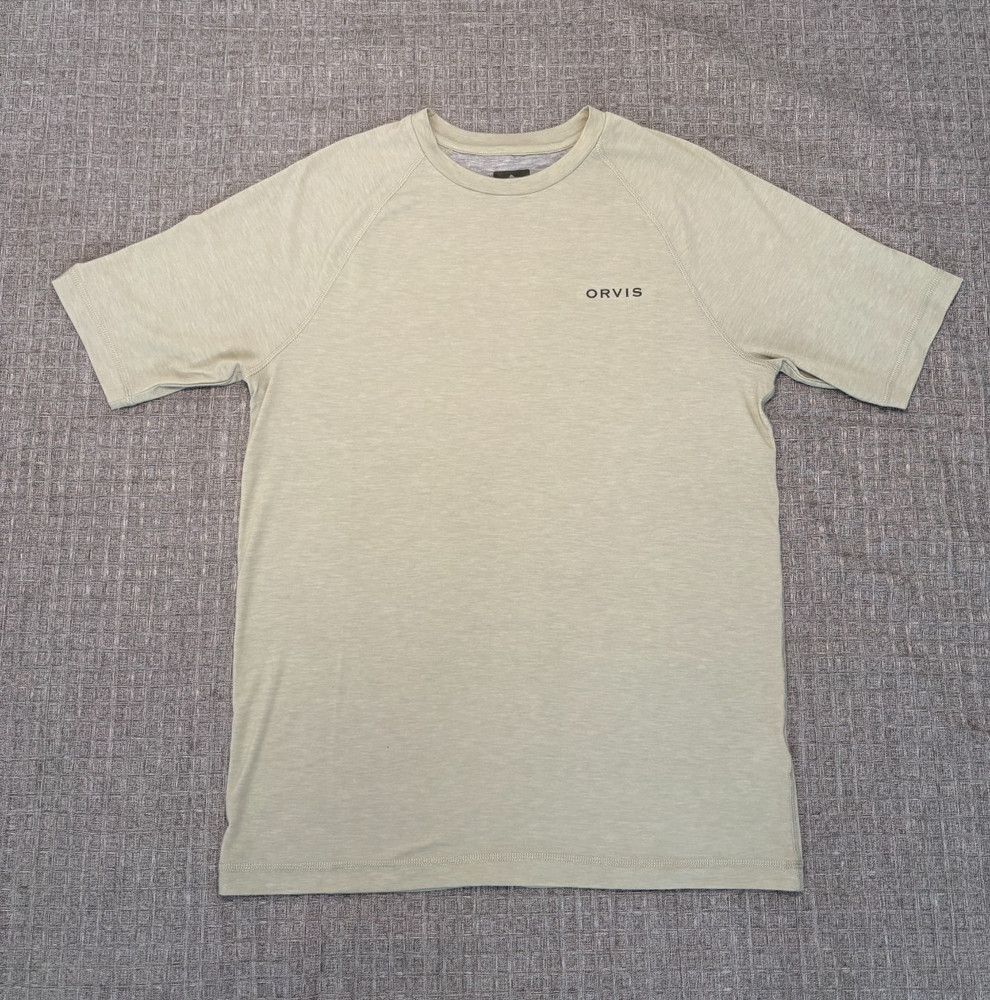 Orvis Men’s DriCast™ Crewneck T-Shirt Size Small Celadon