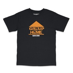 Black T-Shirt Urban Hip Hop Group Home Supa Star Men’s Streetwear Graphic Design