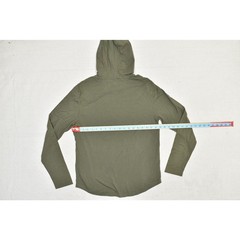 NEW VRST Mens Essential Hoodie Long Sleeve Breathable Pullover Olive Green Sz S