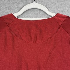Vintage Nike Shirt Mens Large Shiny Dazzle Warm Up Jersey Team Sports Y2K Red