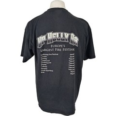 UP HELLY AA T Shirt XL Men’s Black Vintage Shetland Fire Festival Viking Graphic