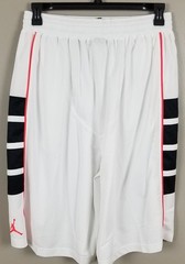 JORDAN 1 JUMPMAN WINGS OUTFIT SHIRT + SHORTS SET WHITE BLACK INFRARED (SIZE XL)