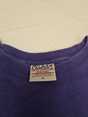 VTG Pluma Shirt Men Purple Heavyweight 100% Cotton Crewneck Blank XL