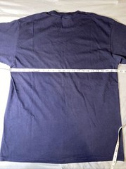 vintage lowrider shirt, Men’s Original x -Large Made In The USA navy Blue Blank