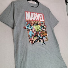 MARVEL COMICS Shirt Mens XL GRAY Golden Age Avengers HULK CPT AMERICA Rocket NWT