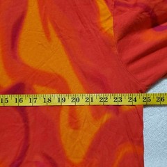 Mens Tie Dye T Shirt 2 XL Flames Fire Swirl CSG RARE XXL
