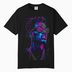 Men Hip Hop Urban Graphic Art Tee, Comfort Colors T Shirt, Unisex Streetwear Tee