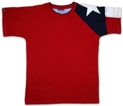 TEXAS flag PATRIOTIC tee USA SELLER red white blue star stripe crew neck trendy