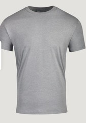 Fresh Clean Threads Short Sleeve Crew Neck 2XL-Heather Grey