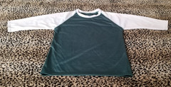3 Packs Men’s 3/4 Sleeve Crew Neck Raglan Jersey Baseball Tee Shirts Size XS