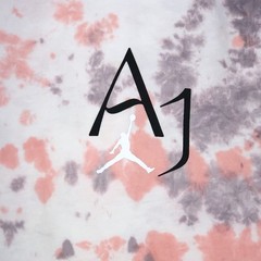Air Jordan Men’s L Oversized Boxy Tie Dye T-Shirt Hip Hop Streetwear