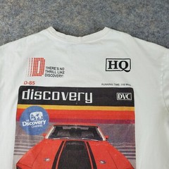 The Discovery Channel X H&M Shirt Mens Extra Large White Crew Neck Short Sleeve