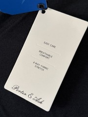 Porter & Ash Mens Small Navy Performance T-Shirt Stretch Soft Comfort Essentials