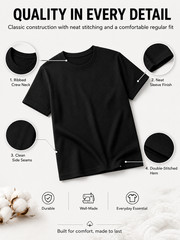 Men’s Oversized Cotton T Shirt Unisex Streetwear Vertical LEGEND Graphic Tee