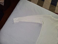Vintage 1970s 1980s Medallion White Cotton Blend Thermal Shirt Size XL USA