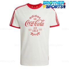 Adidas Originals X Coca Cola T Shirts Men’s White Crew Neck Moderate KY2114