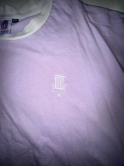RARE Apari Trash Taste Split Shirt 2XL XXL Lavender White