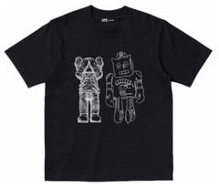 Uniqlo KAWS x Andy Warhol Graphic Short Sleeve Tee Black M L XL 2X 3XL BRAND NEW