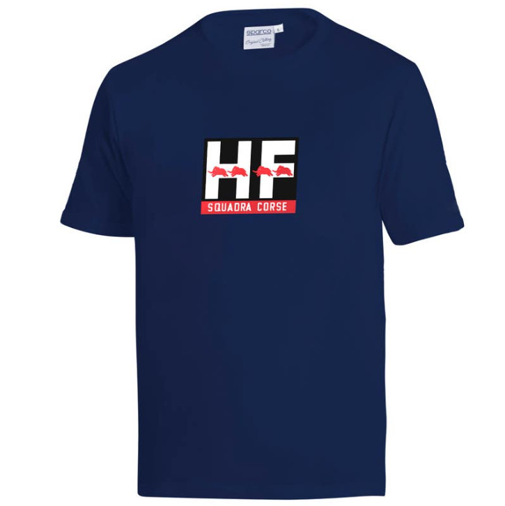 LANCIA HF RACING TEAM T-shirt short sleeve t-shirt blue SPARCO ✔
