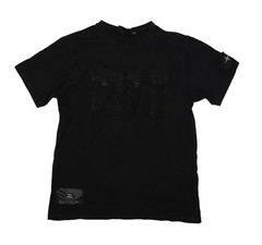 Time Space Shirt Mens Large Black Utility Tactical Chest Pockets Streetwear
