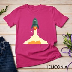 Space Rocket Astronaut T-Shirt Astronomy Exploration Unisex T-shirt
