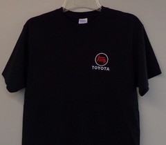 Toyota Old Logo Embroidered Adult T-Shirt S-6XL, LT-4XLT New
