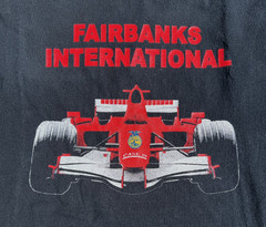 Fairbanks International T Shirt IRL Racing Dune Buggy CASE Black Size Large