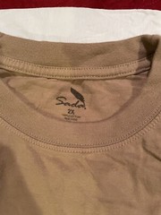 3 Sada T-Shirt Solid Black, White,Tan Short Sleeve V-Neck 100% Cotton Men’s 2XL