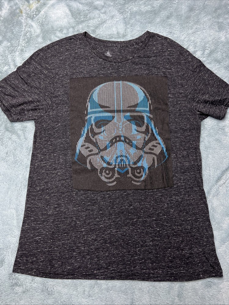 Disney Stormtrooper Darth Vader Graphic T Shirt Star Wars Men’s L Black