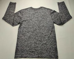 MARVEL “The Punisher” Men’s Small Heather Gray/Black Long Sleeve Athletic Tee