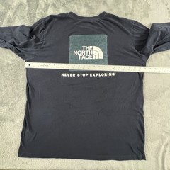 The North Face Men’s Long-Sleeve Half Dome Tee in Navy Blue Size Extra Large