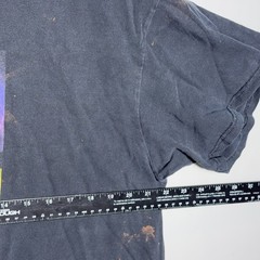 Broken Promises Graphic T Shirt Mens Size XL Bleach Wash Black Streetwear