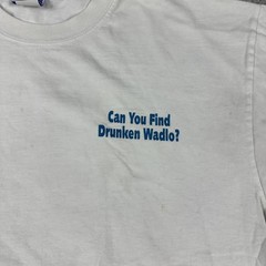 Vintage Where’s Waldo Parody Shirt XL Drunken Waldo