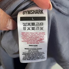 Gymshark Men’s Large Cotton Blend Crew Neck Tee Baby Purple White Logo