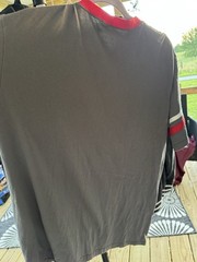 Augusta Sportswear WXNA 101.5 FM Nashville Radio Gray Ringer V-Neck Men’s XL