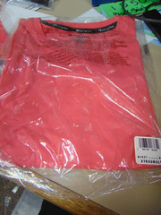 Champion Men Double Dry Performance Tee Shirt Moisture Wicking pinky peach XS