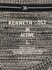 Kenneth Cole Active Front Pocket Dark Gray Men’s Crewneck T-shirt Size Large