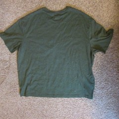 NWT Athletic Works 3X Hunter Green Leaf Crew Neck S/S T-Shirt