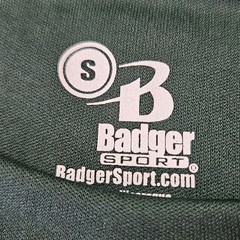 Badger Sport Eagles Short Sleeve T Shirt Green Adult Small Athletic Performance