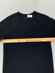 Bylt Premium Crew Poly/Cotton Blend Short Sleeve Tee Shirt (Men’s Medium) Black